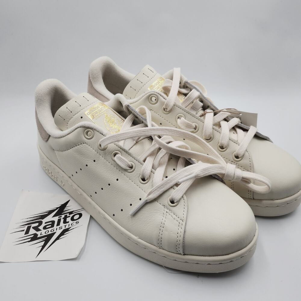 Mens Size 9 Adidas Sneakers Velostan Smith Round Toe Lace Up Off White JQ2322